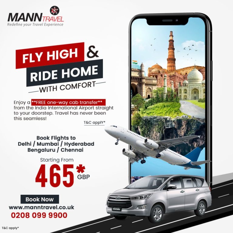 Free One-Way Cab Transfer from India International Airport to Your Doorstep.