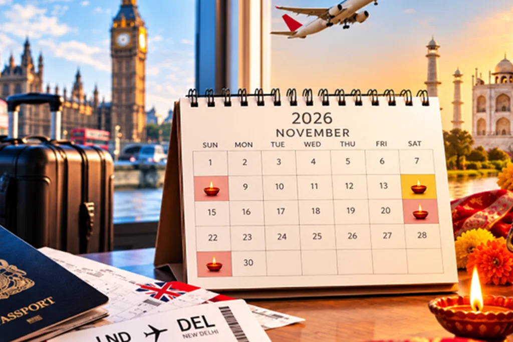 Diwali 2026 Flights From the UK_ Why Its Four Travel Peaks Not One
