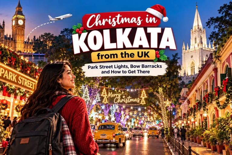 Christmas in Kolkata from the UK: Park Street Lights, Bow Barracks and How to Get There
