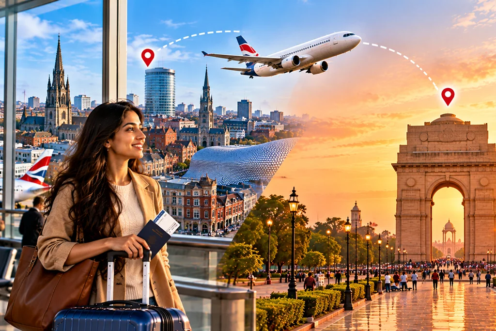 Flights Birmingham to Delhi Options and Tips
