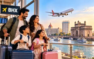 Flights Birmingham to Mumbai One-Stop Options Flight Times and Tips for Midlands Families