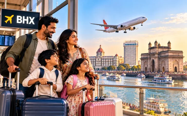Flights Birmingham to Mumbai One-Stop Options Flight Times and Tips for Midlands Families