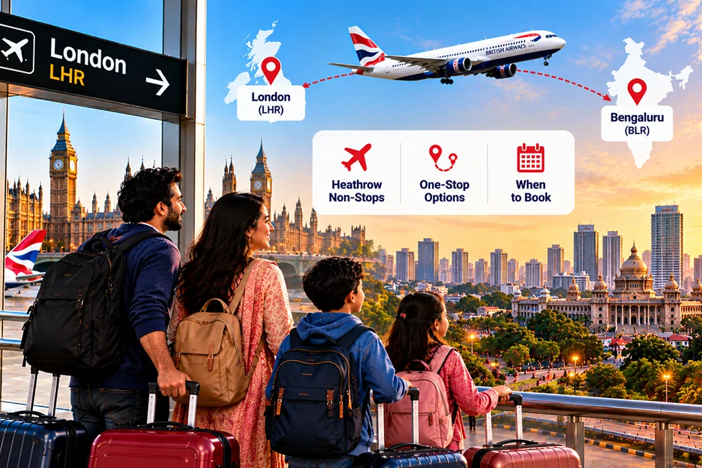 Flights London to Bengaluru Heathrow Non-Stops One-Stop Options and When to Book