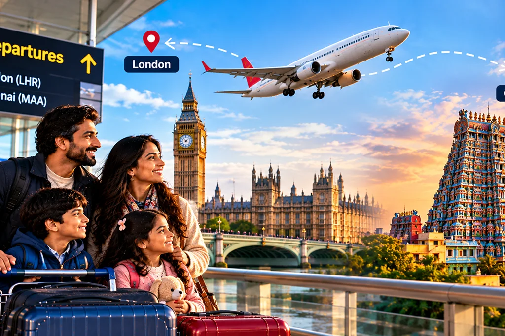 Flights London to Chennai Non-Stop and One-Stop Options Flight Times and When to Book