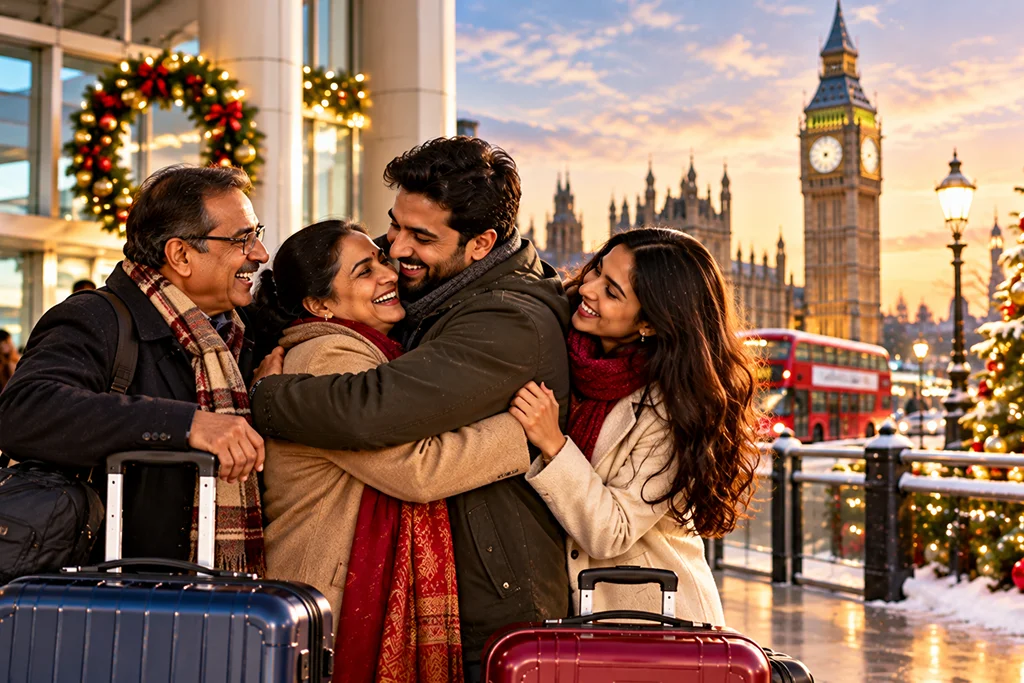 Parents Visiting UK from India for Christmas