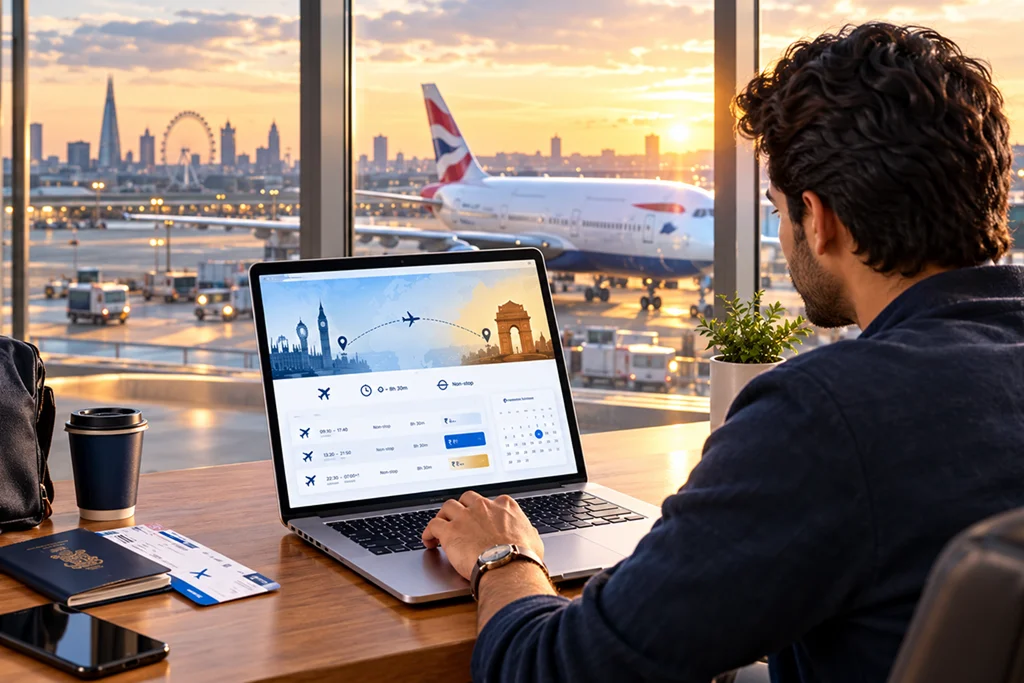 flights London to Delhi