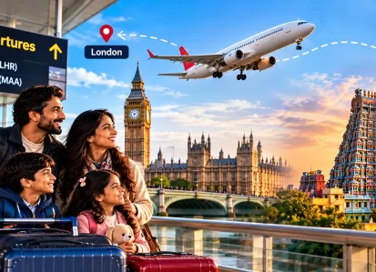 Flights London to Chennai Non-Stop and One-Stop Options Flight Times and When to Book