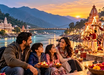 Rishikesh and Haridwar Winter Trip from the UK Ganga Aarti Yoga and How to Get There via Delhi